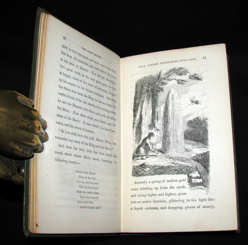 1847 Scarce Book - The Good Genius that Turned Everything into Gold; A Fairy Tale.  1stED.