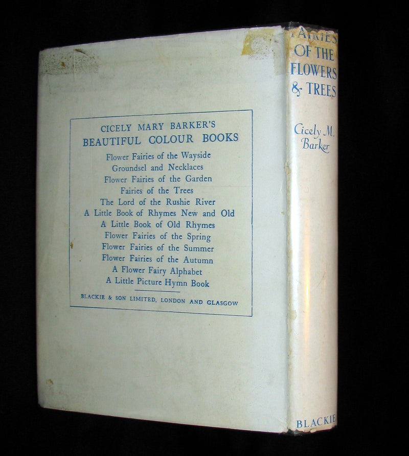 1950 - Cicely Mary Barker - FAIRIES OF THE FLOWERS AND TREES - 1stED with Dust Jacket
