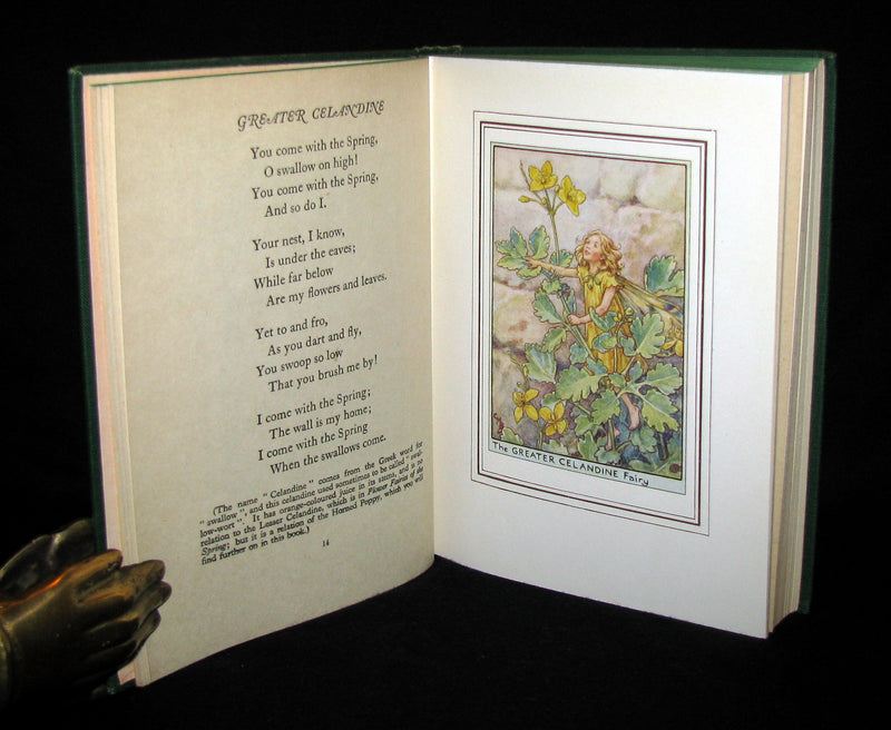 1950 - Cicely Mary Barker - FAIRIES OF THE FLOWERS AND TREES - 1stED with Dust Jacket