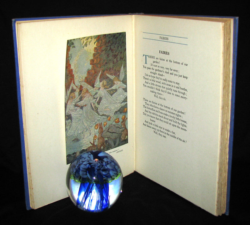 1923 Rare Book - The Rose Fyleman Fairy Book Illustrated by Hilda T. Miller. First Edition.