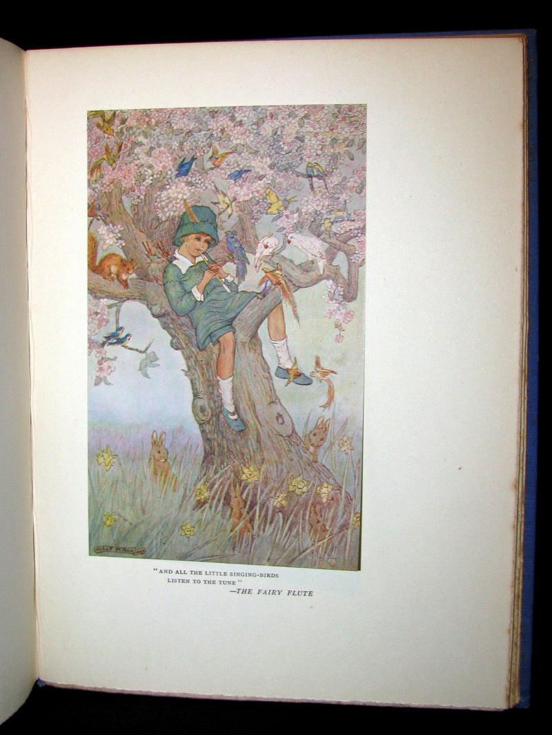 1923 Rare Book - The Rose Fyleman Fairy Book Illustrated by Hilda T. Miller. First Edition.