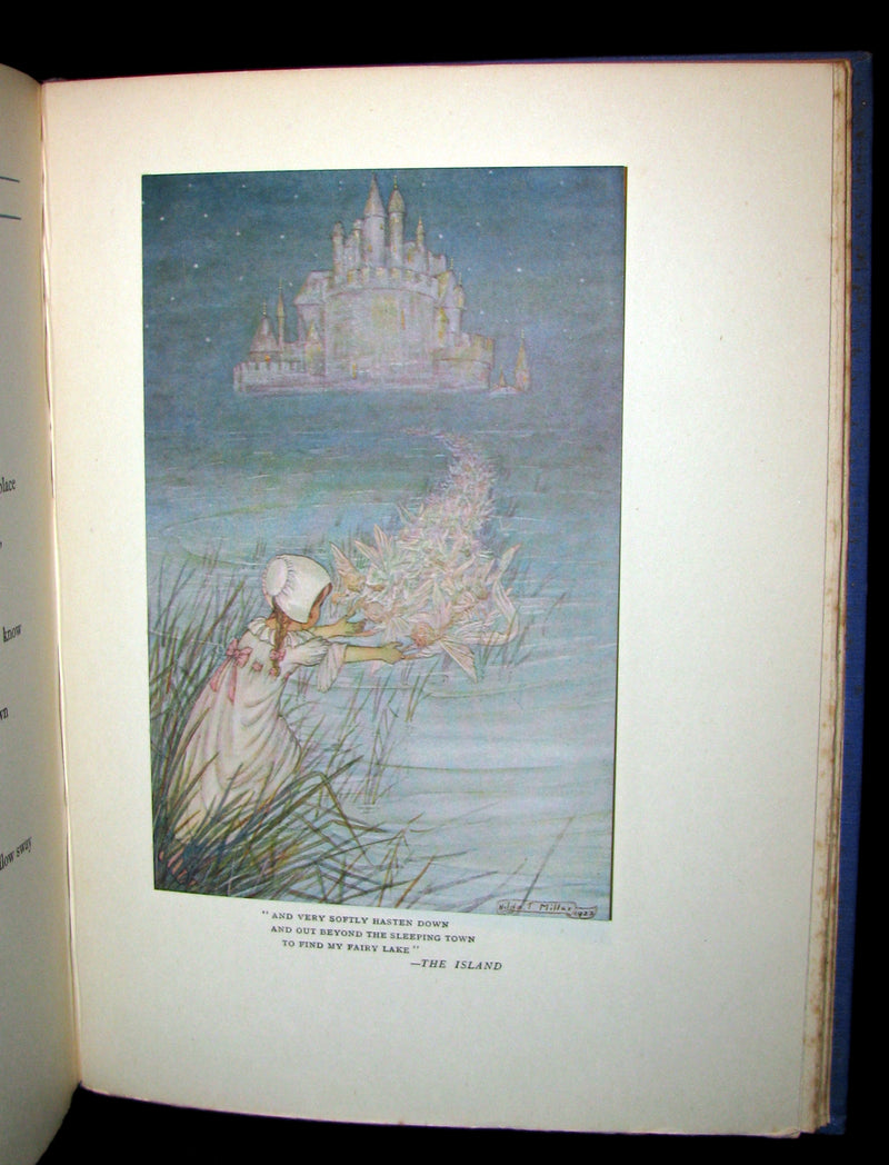 1923 Rare Book - The Rose Fyleman Fairy Book Illustrated by Hilda T. Miller. First Edition.