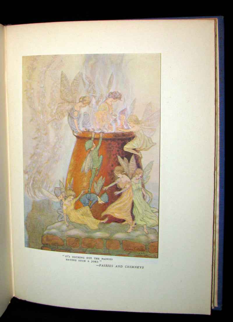 1923 Rare Book - The Rose Fyleman Fairy Book Illustrated by Hilda T. Miller. First Edition.