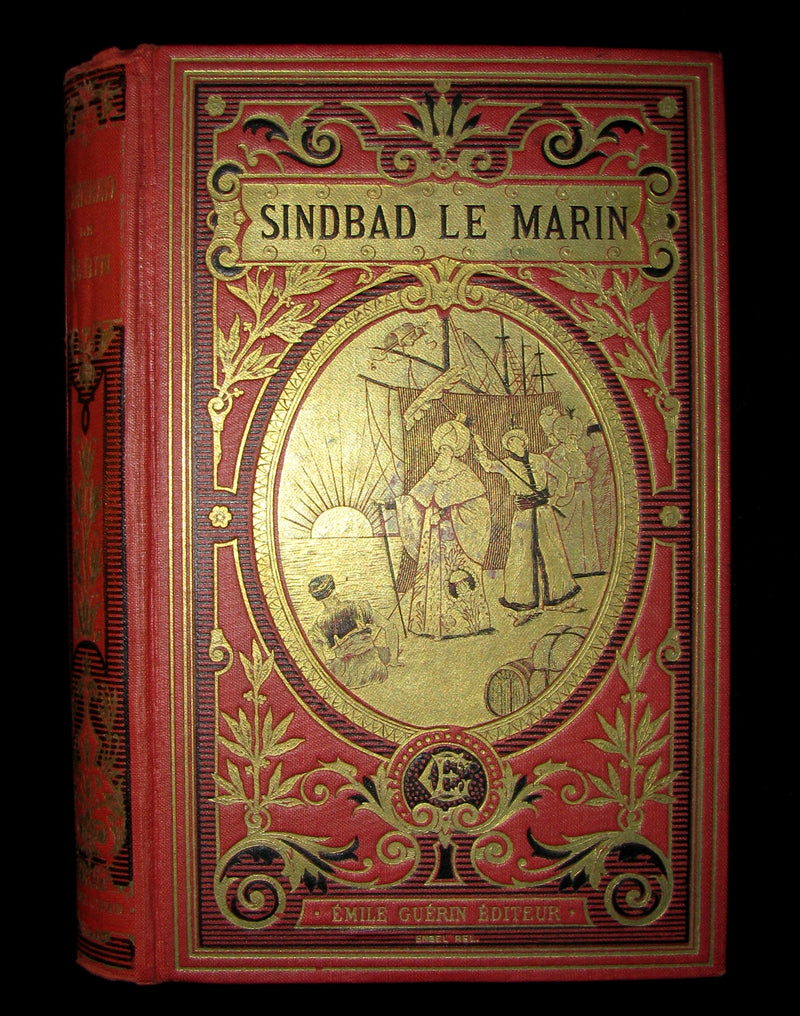1890 Scarce illustrated French Book ~ Sinbad the Sailor - Sindbad le Marin - Conte Arabe