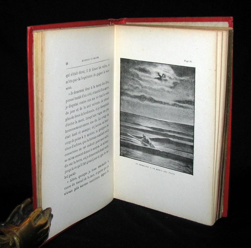 1890 Scarce illustrated French Book ~ Sinbad the Sailor - Sindbad le Marin - Conte Arabe