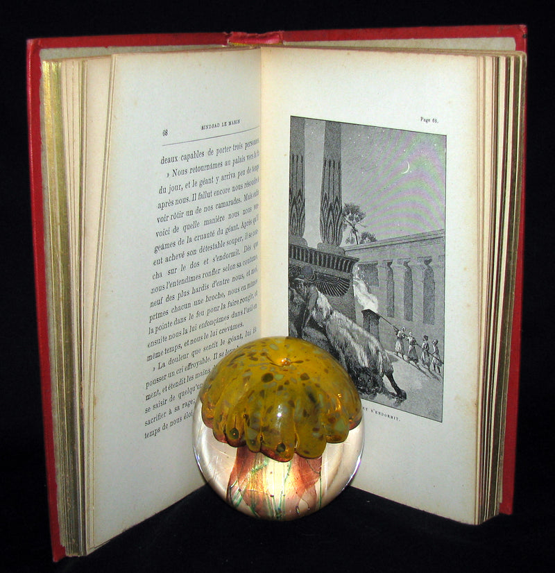 1890 Scarce illustrated French Book ~ Sinbad the Sailor - Sindbad le Marin - Conte Arabe