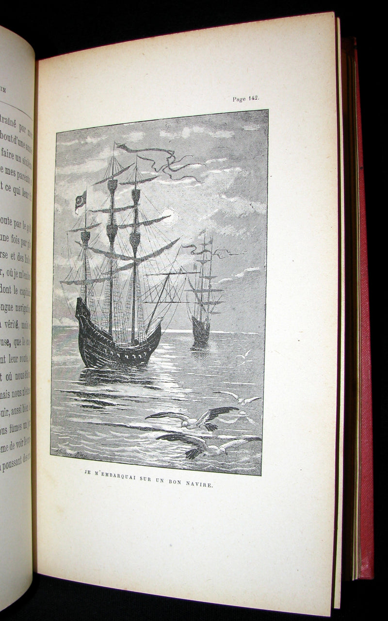 1890 Scarce illustrated French Book ~ Sinbad the Sailor - Sindbad le Marin - Conte Arabe