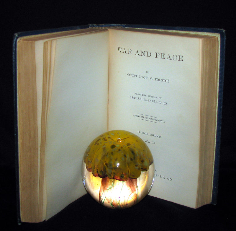 1889 Rare early edition Bookset - War and Peace  by Leo Tolstoy