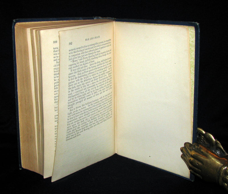 1889 Rare early edition Bookset - War and Peace  by Leo Tolstoy