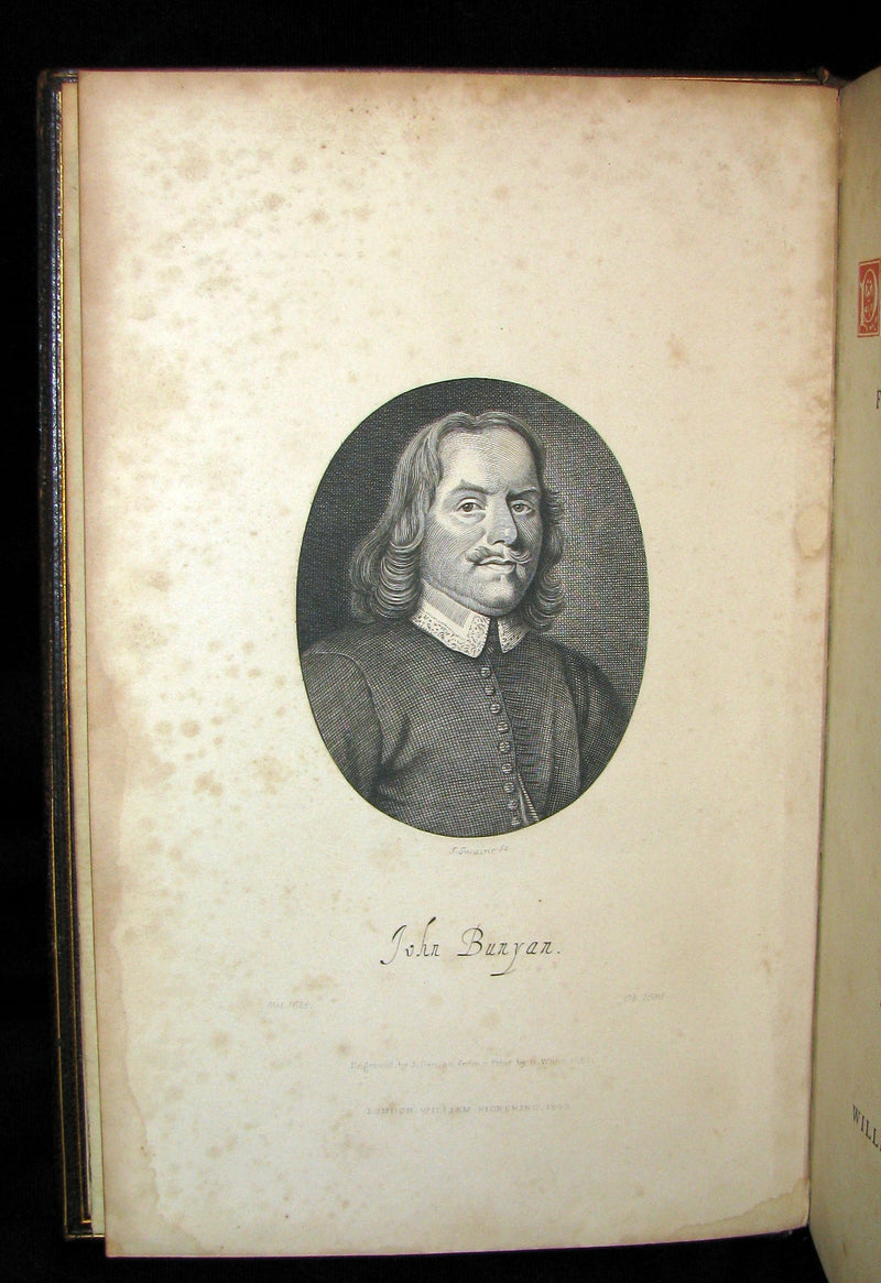 1849 Rare Francis Bedford Binding - The Pilgrim's Progress by John Bunyan.