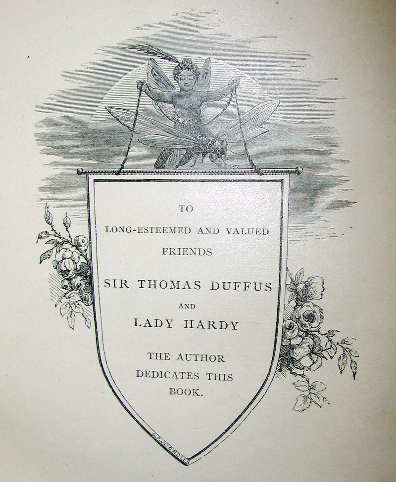 1870 Scarce Victorian signed Book - Midsummer Eve : a fairy tale of loving and being loved