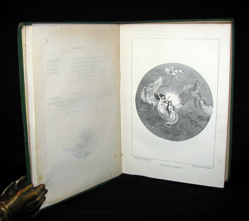 1870 Scarce Victorian signed Book - Midsummer Eve : a fairy tale of loving and being loved