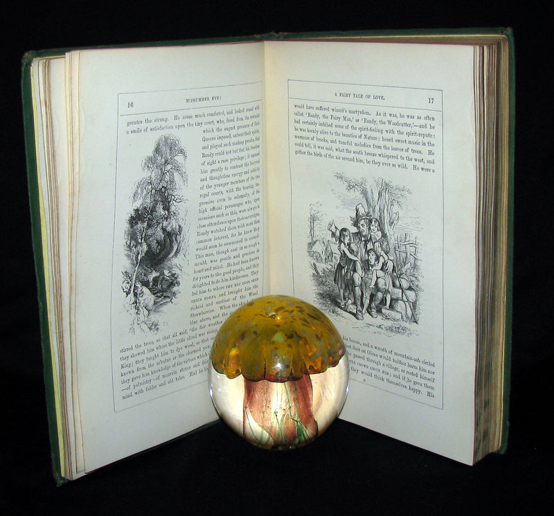 1870 Scarce Victorian signed Book - Midsummer Eve : a fairy tale of loving and being loved
