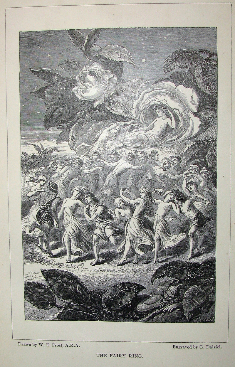 1870 Scarce Victorian signed Book - Midsummer Eve : a fairy tale of loving and being loved