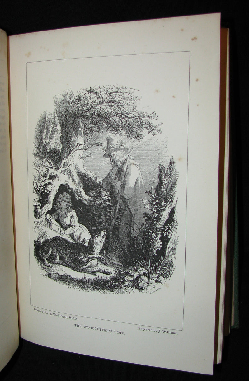 1870 Scarce Victorian signed Book - Midsummer Eve : a fairy tale of loving and being loved