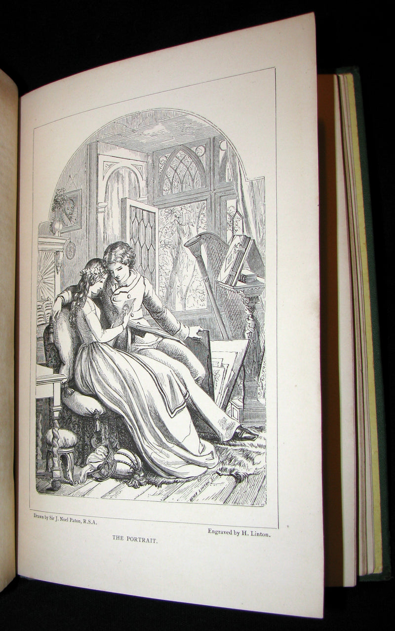 1870 Scarce Victorian signed Book - Midsummer Eve : a fairy tale of loving and being loved