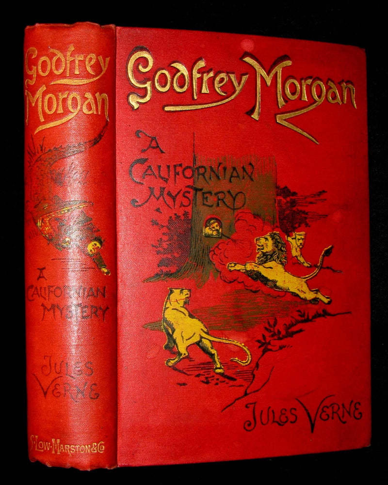 1899 Scarce Edition - JULES VERNE - Godfrey Morgan: A Californian Mystery
