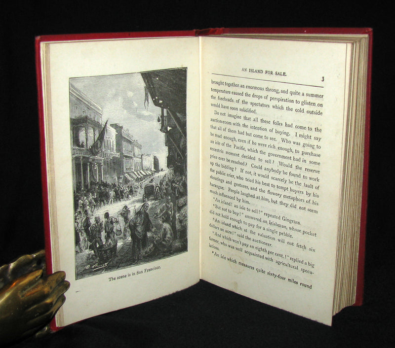 1899 Scarce Edition - JULES VERNE - Godfrey Morgan: A Californian Mystery