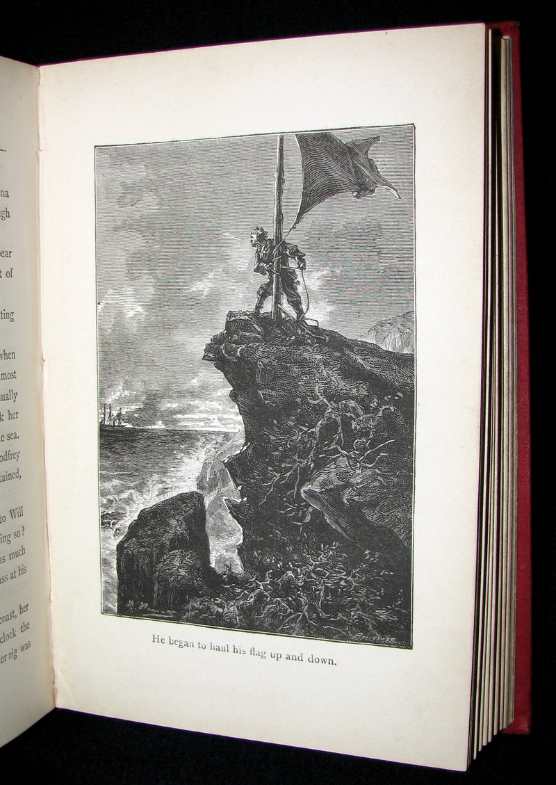 1899 Scarce Edition - JULES VERNE - Godfrey Morgan: A Californian Mystery