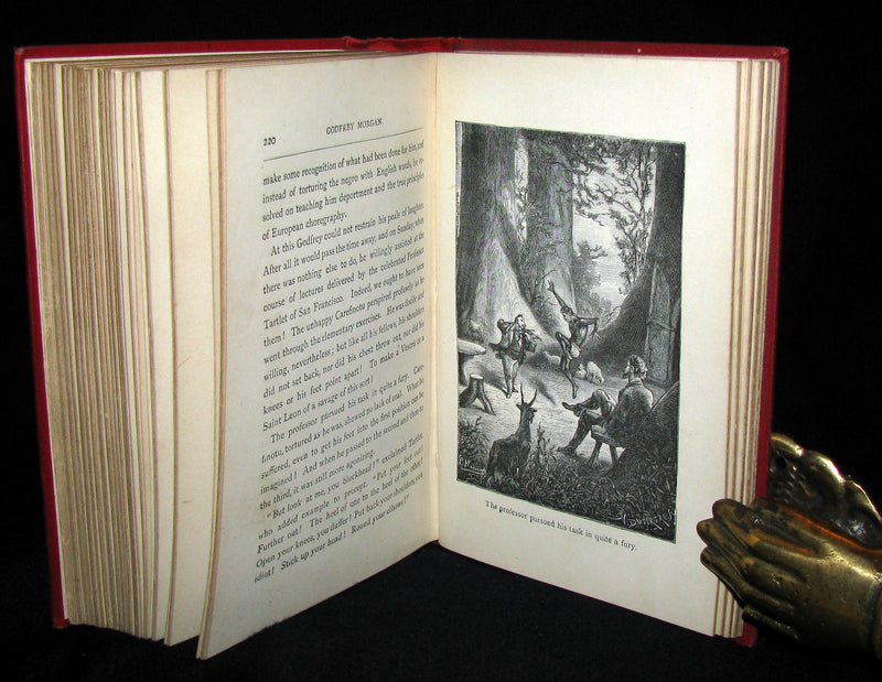 1899 Scarce Edition - JULES VERNE - Godfrey Morgan: A Californian Mystery