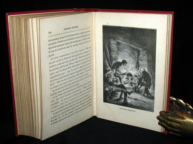 1899 Scarce Edition - JULES VERNE - Godfrey Morgan: A Californian Mystery