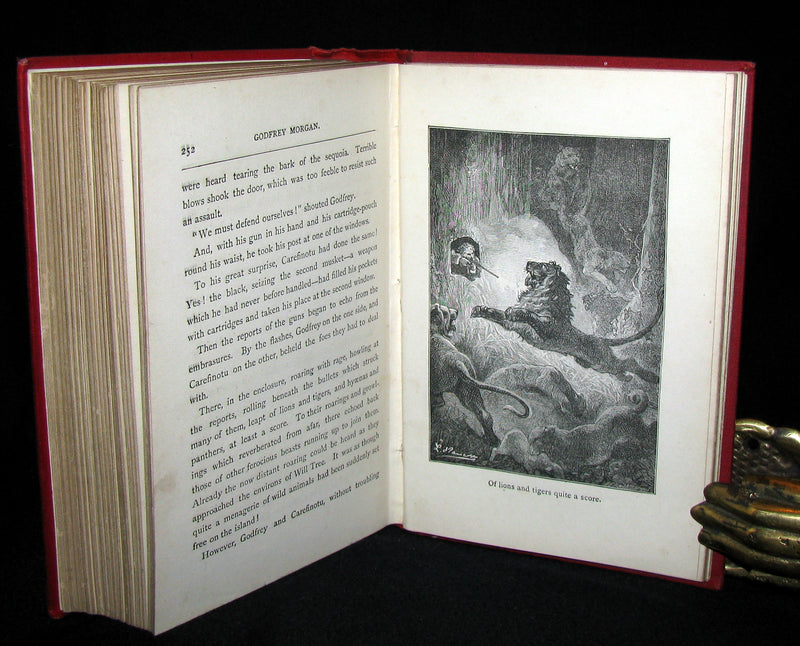 1899 Scarce Edition - JULES VERNE - Godfrey Morgan: A Californian Mystery