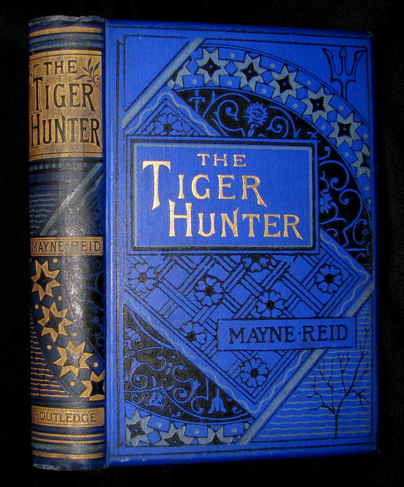 1880's Rare Victorian Book -  The Tiger Hunter by Captain Thomas Mayne Reid