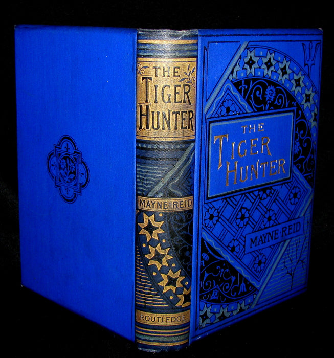 1880's Rare Victorian Book -  The Tiger Hunter by Captain Thomas Mayne Reid