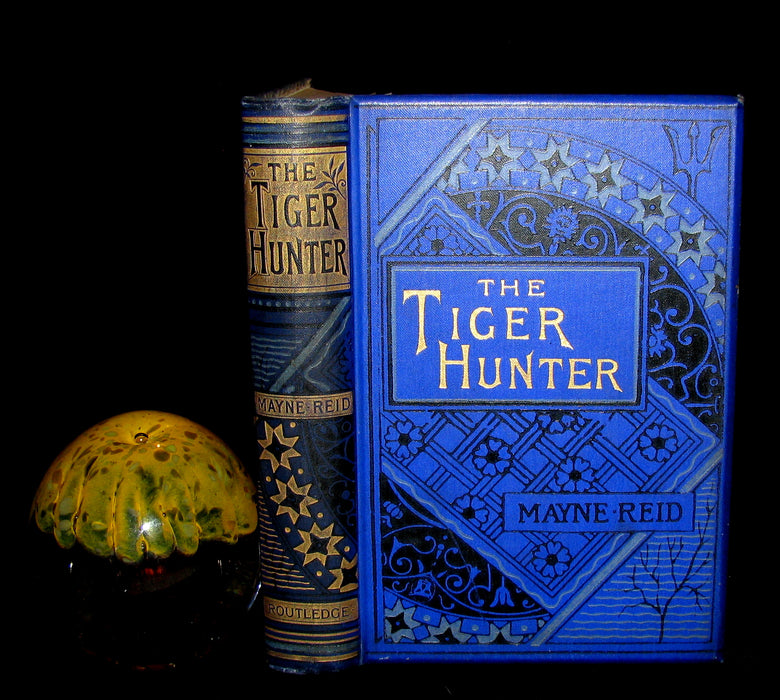 1880's Rare Victorian Book -  The Tiger Hunter by Captain Thomas Mayne Reid