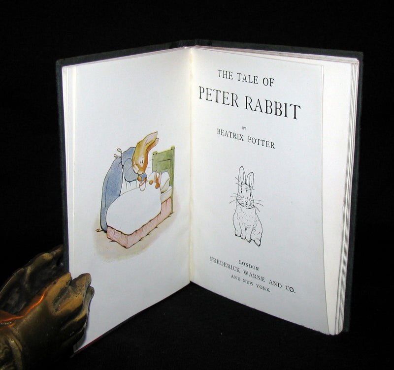 1903 Rare Book - Beatrix Potter  - THE TALE OF PETER RABBIT - First Edition, 6th printing.