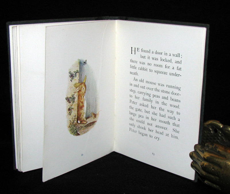 1903 Rare Book - Beatrix Potter  - THE TALE OF PETER RABBIT - First Edition, 6th printing.