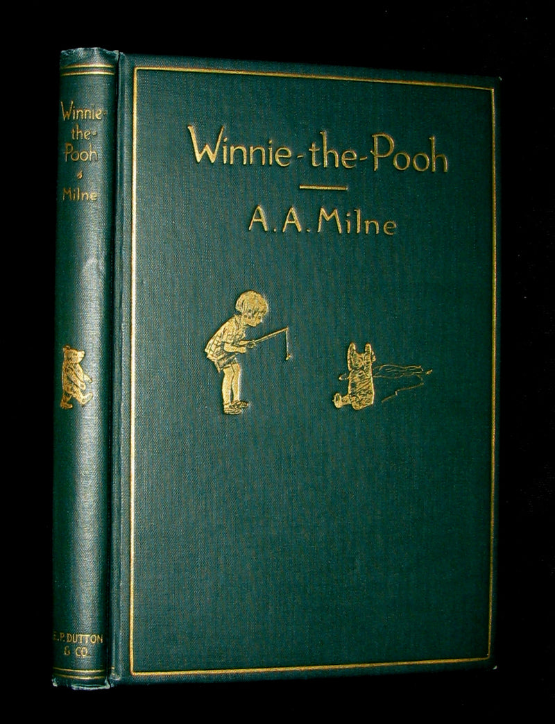 1926 First US Edition - A. A. Milne & Ernest H. Shepard - WINNIE-THE-POOH with dust jacket!