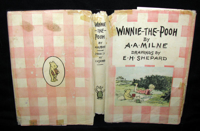 1926 First US Edition - A. A. Milne & Ernest H. Shepard - WINNIE-THE-POOH with dust jacket!