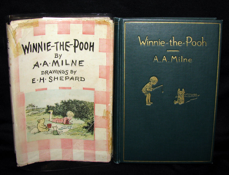 1926 First US Edition - A. A. Milne & Ernest H. Shepard - WINNIE-THE-POOH with dust jacket!