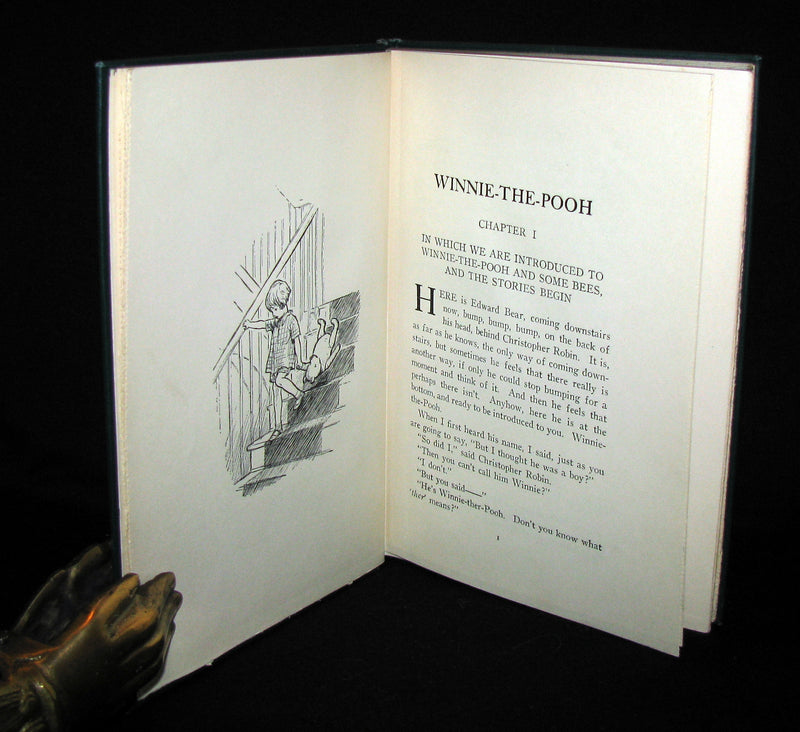 1926 First US Edition - A. A. Milne & Ernest H. Shepard - WINNIE-THE-POOH with dust jacket!