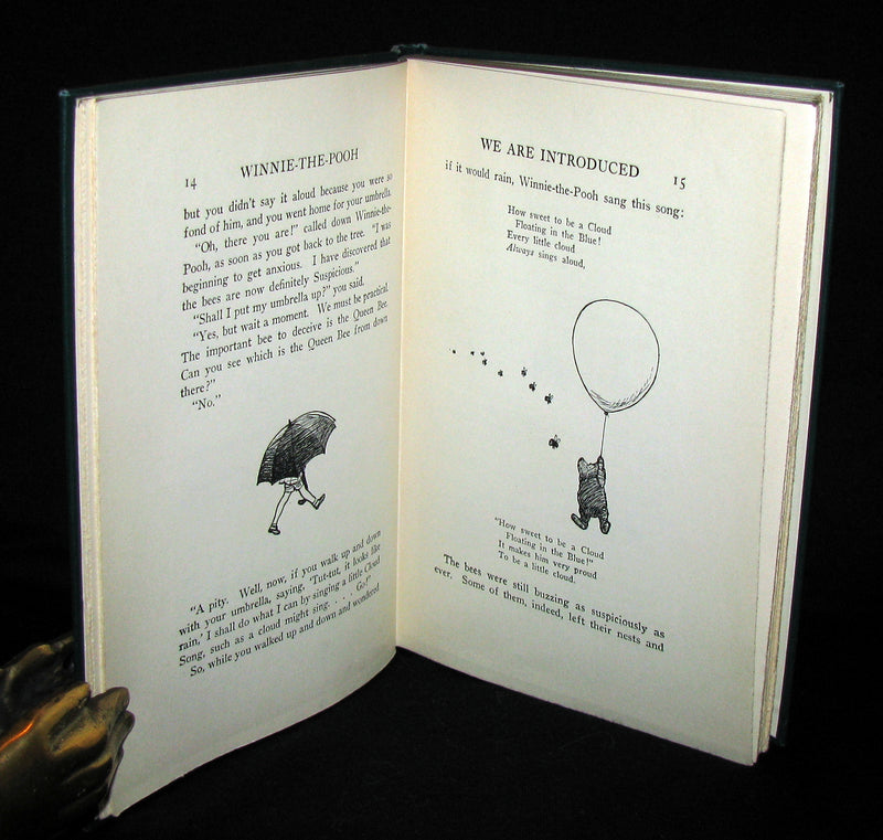 1926 First US Edition - A. A. Milne & Ernest H. Shepard - WINNIE-THE-POOH with dust jacket!