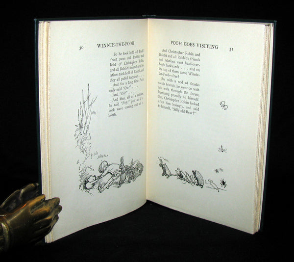 1926 First US Edition - A. A. Milne & Ernest H. Shepard - WINNIE-THE-POOH with dust jacket!