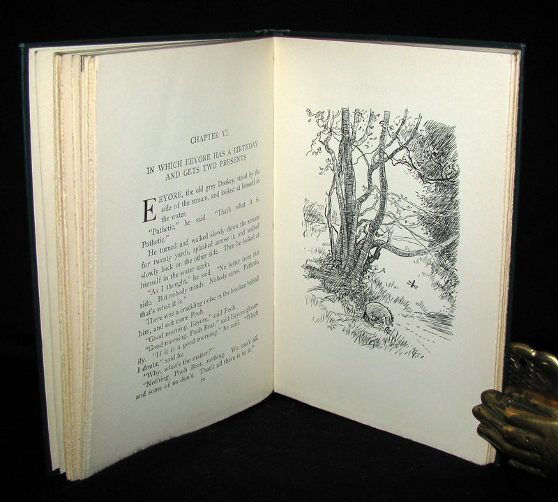 1926 First US Edition - A. A. Milne & Ernest H. Shepard - WINNIE-THE-POOH with dust jacket!