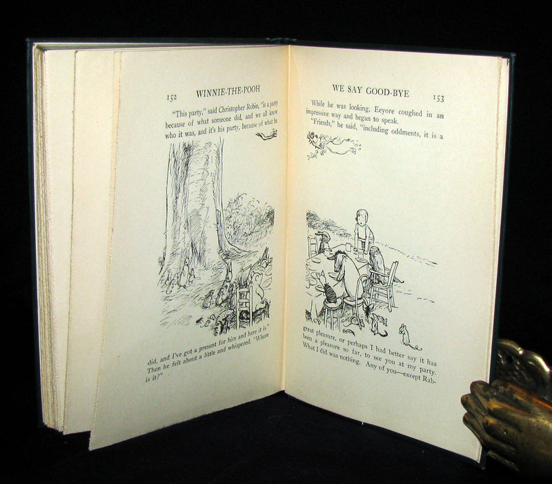 1926 First US Edition - A. A. Milne & Ernest H. Shepard - WINNIE-THE-POOH with dust jacket!