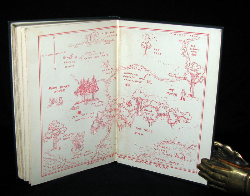 1926 First US Edition - A. A. Milne & Ernest H. Shepard - WINNIE-THE-POOH with dust jacket!