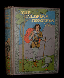 1900 Rare Victorian Book - The Pilgrim's Progress by John Bunyan illustrated by W. Paget