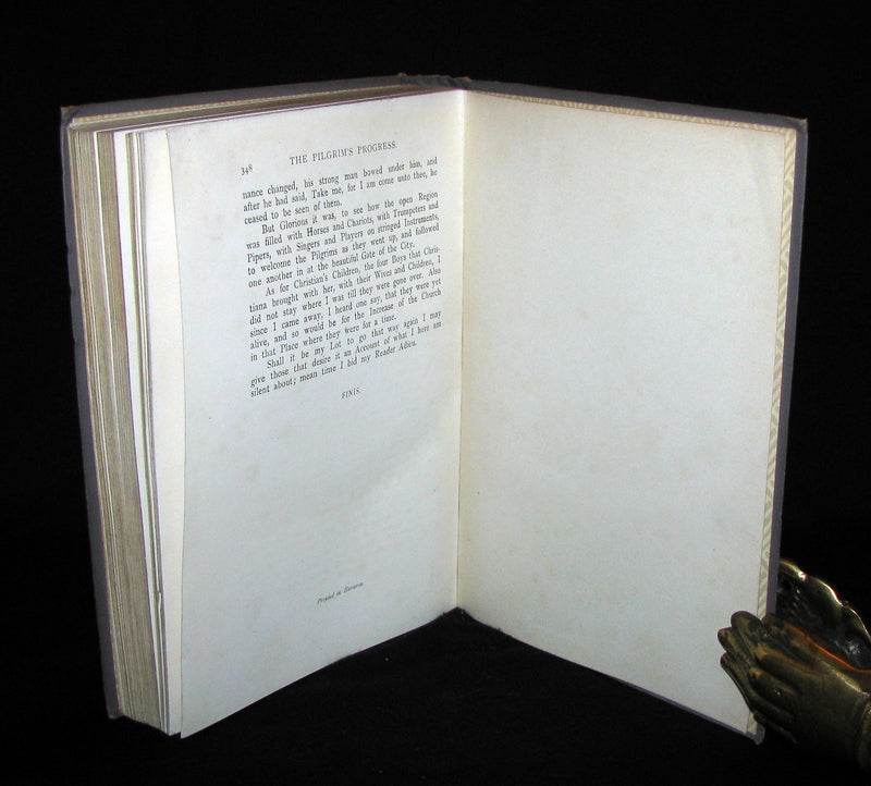 1900 Rare Victorian Book - The Pilgrim's Progress by John Bunyan illustrated by W. Paget