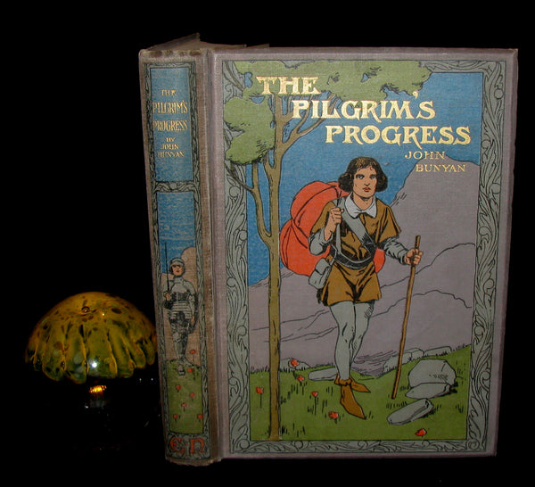 1900 Rare Victorian Book - The Pilgrim's Progress by John Bunyan illustrated by W. Paget