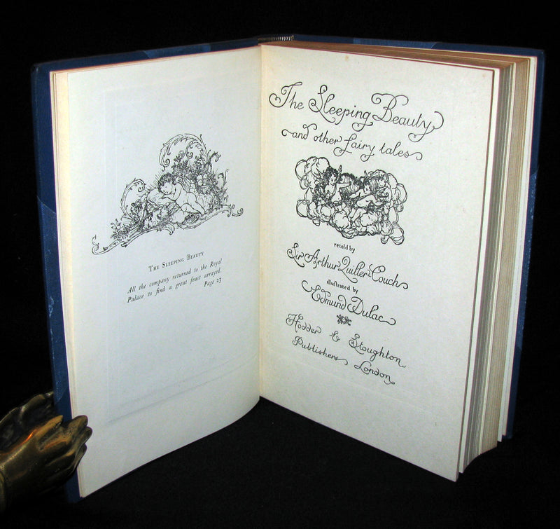 1927 Rare Book - EDMUND DULAC'S SLEEPING BEAUTY and Other Fairy Tales