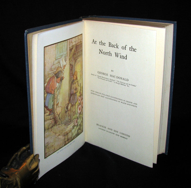 1911 Rare Edition - AT THE BACK OF THE NORTH WIND by George MacDonald