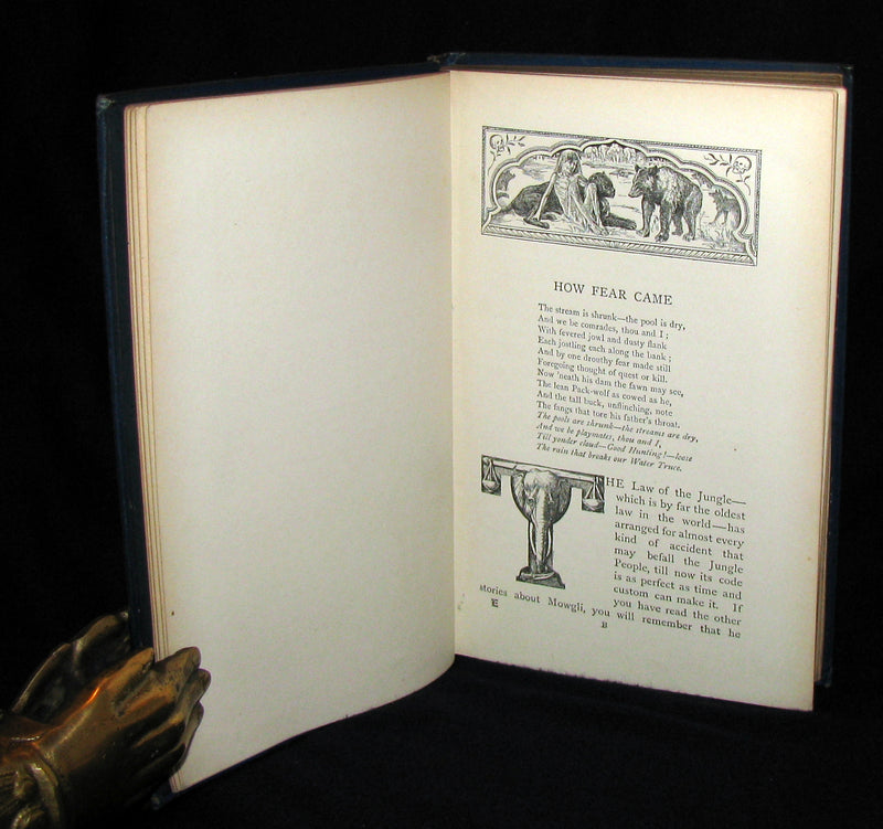 1895 - First Edition Book - The Second Jungle Book by Rudyard Kipling