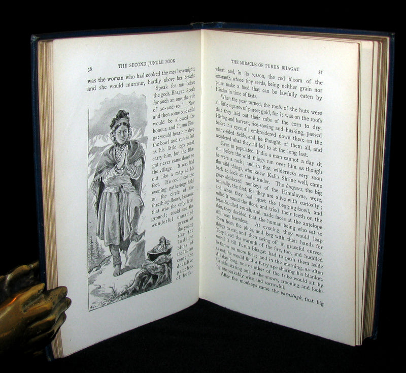 1895 - First Edition Book - The Second Jungle Book by Rudyard Kipling