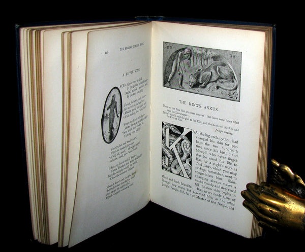 1895 - First Edition Book - The Second Jungle Book by Rudyard Kipling