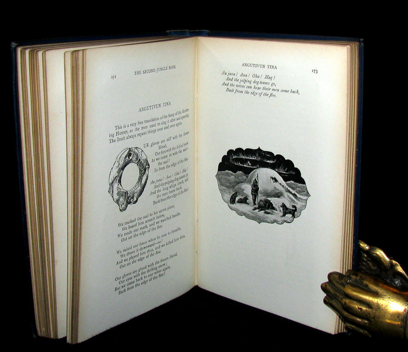 1895 - First Edition Book - The Second Jungle Book by Rudyard Kipling