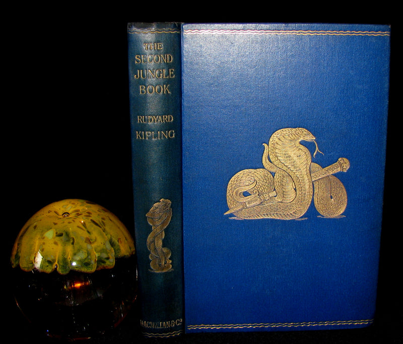 1895 - First Edition Book - The Second Jungle Book by Rudyard Kipling